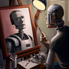 Robot Self Portrait