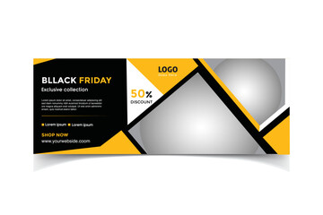 Black Friday Facebook Cover Exclusive Banner Design