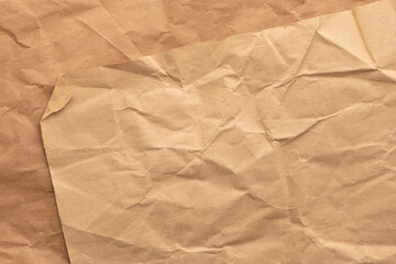 Striped paper of two brown tones