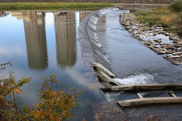 November 2022, Sendai City, Miyagi Prefecture.Scenery of Hirose riverbed.