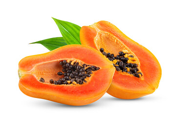 papaya isolated on transparent png