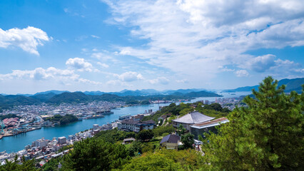 Fototapeta na wymiar Onomichi town view, Japan
