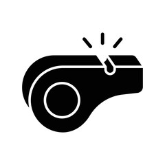 Whistle icon vector design template