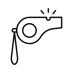 Whistle icon vector design template