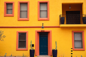Colorful Historic Neighborhood In Tucson 