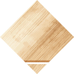 Wooden sign with creative sale banner modern layout template design,