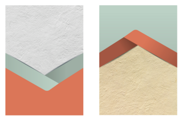 Paper texture background geometric cover business brochure design, Annual report for presentation in A4 size