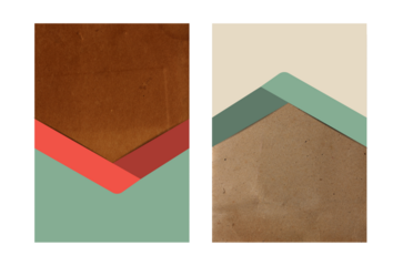 Paper texture background geometric cover business brochure design, Annual report for presentation in A4 size