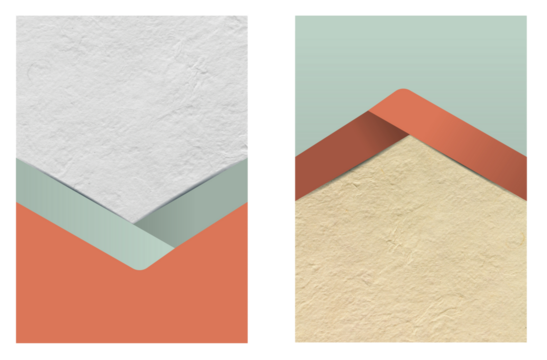 Paper texture background geometric cover business brochure design, Annual report for presentation in A4 size