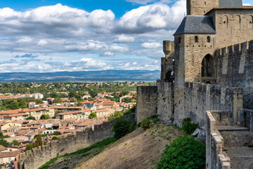 Fototapeta na wymiar Carcassonne, France