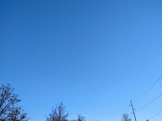 Quiet, Cloudless Evening in November