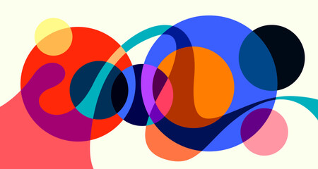 Obraz premium Abstract liquid shape. Fluid geometric design. Isolated gradient waves with geometric lines, dots, batik Indonesia pattern. Vector illustration.