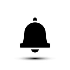Bell icon. flat design vector illustration for web and mobile