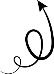 arrow circle up down black hand drawn icon illustration vector