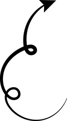 arrow circle up down black hand drawn icon illustration vector