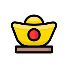 Chinese new year festive festival gold money gift