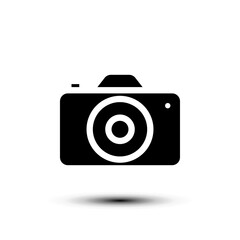 Camera icon. flat design vector illustration for web and mobile