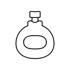 Perfume icon on white.