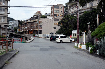 熱川の街並み