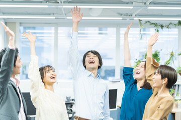 楽しむビジネスチーム