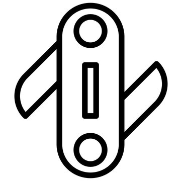 recommend clip art: Pocket knife outline icon