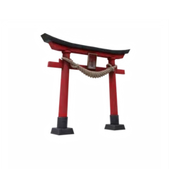 Gordijnen Torii traditional japanese gate © onay