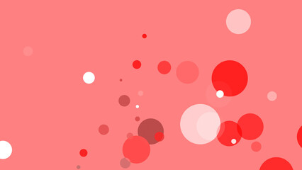 カラフルな背景に円が湧き出る