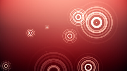 カラフルな背景に円が湧き出る