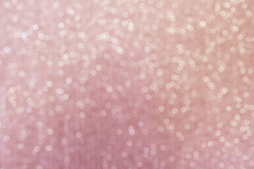 Pink bokeh circle abstract shining background. Blurred glittering wallpaper