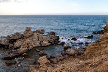 Costline of the island of Crete (Greece)