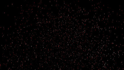 黒い背景にパーティクルが湧き出る