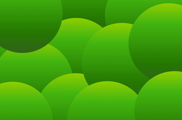 abstract background with green circles