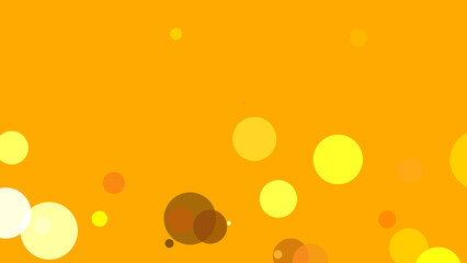 カラフルな背景に円が湧き出る