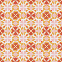 Fruit Christmas Tree Leaves Seamless Pattern Background Garden Nature Plant Art