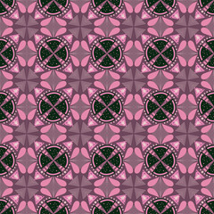 Fruit Christmas Tree Leaves Seamless Pattern Background Garden Nature Plant Art