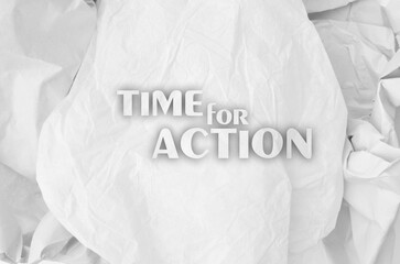 time for action sign	