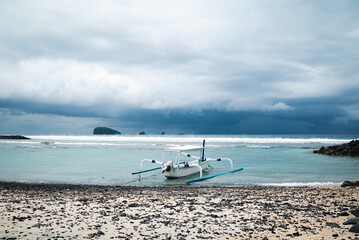 Obraz premium boats on the beach