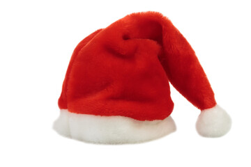 Obraz na płótnie Canvas Single Santa Claus red hat.
