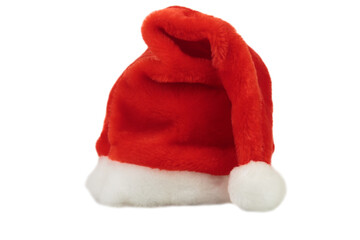 Obraz na płótnie Canvas Single Santa Claus red hat.