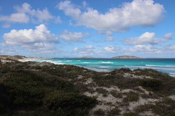Fototapeta na wymiar Coastal scene near the town of Esperance, Western Australia.