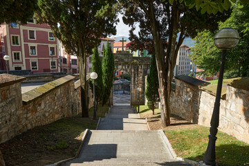 Calzadas de Mallona (Mallona pavement), Bilbao, Biscay, Basque Country, Euskadi, Euskal Herria, Spain, Europe.