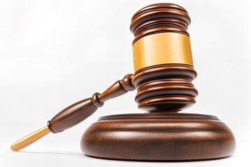 Judge's gavel, courtroom