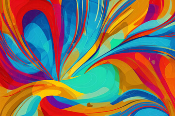 abstract background texture with positive warm vivid colors and patterns