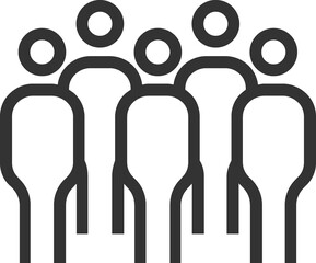 Businessteam, group linear icon