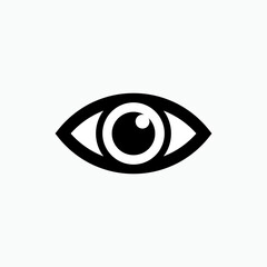 Eye Icon. Sight Symbol for Design, Presentation, Website or Apps Elements – Vector