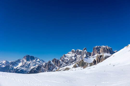 Sexten Dolomites In A Winter Day