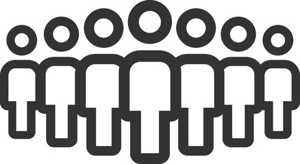 Businessteam, group linear icon