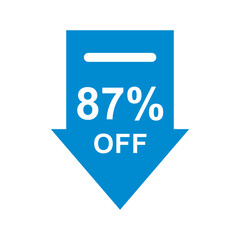 Discount offer icon vector design templates