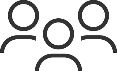 Businessteam, group linear icon