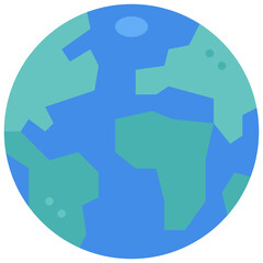 earth flat icon © supanut